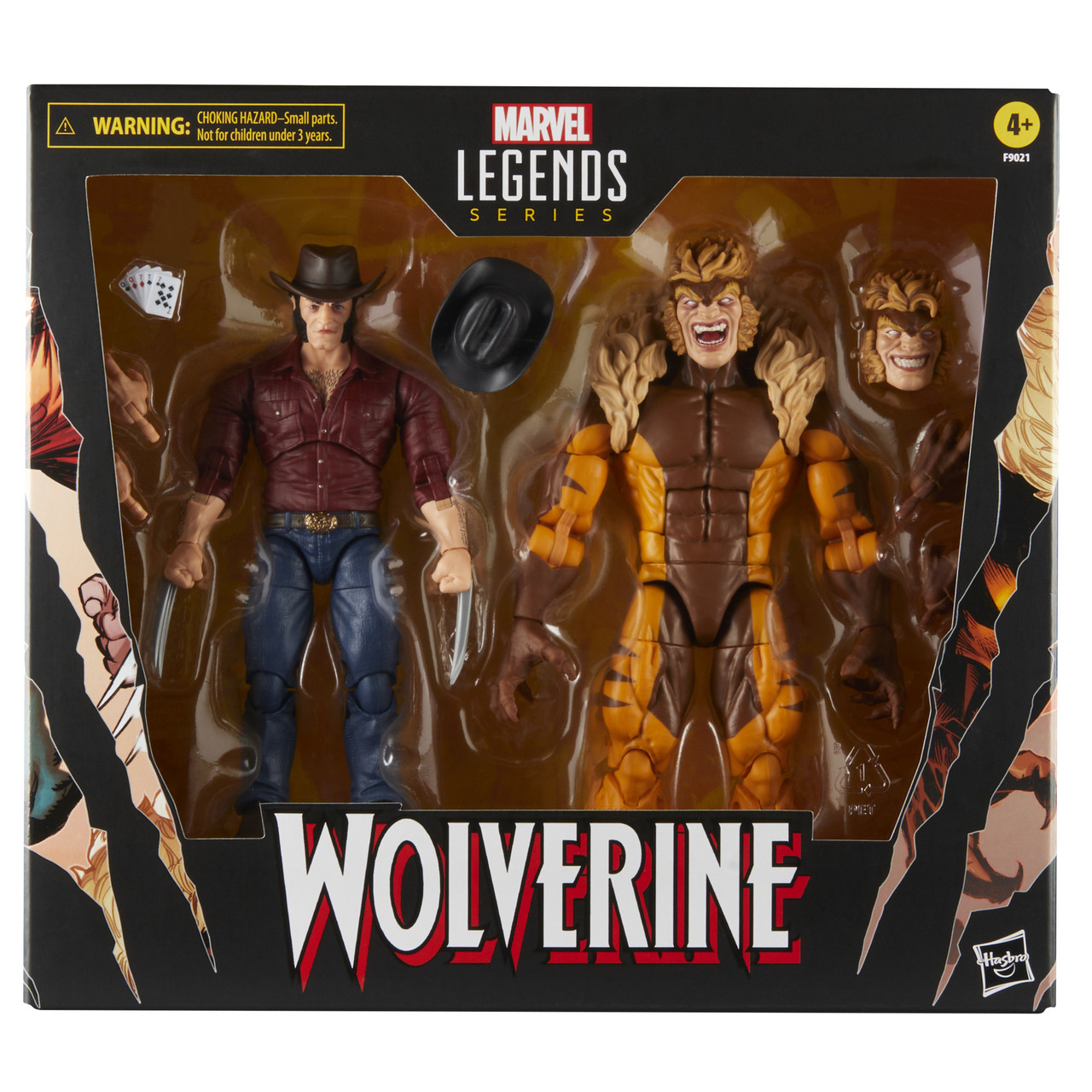 Marvel Legends 50th Anniversary Logan Vs Sabretooth 6" Action Figure Two Pack