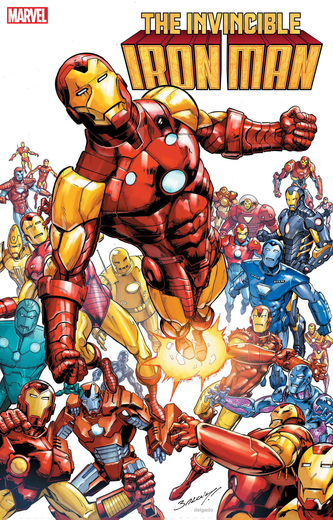 Invincible Iron Man #1 2nd Printing Bagley Variant (2022)