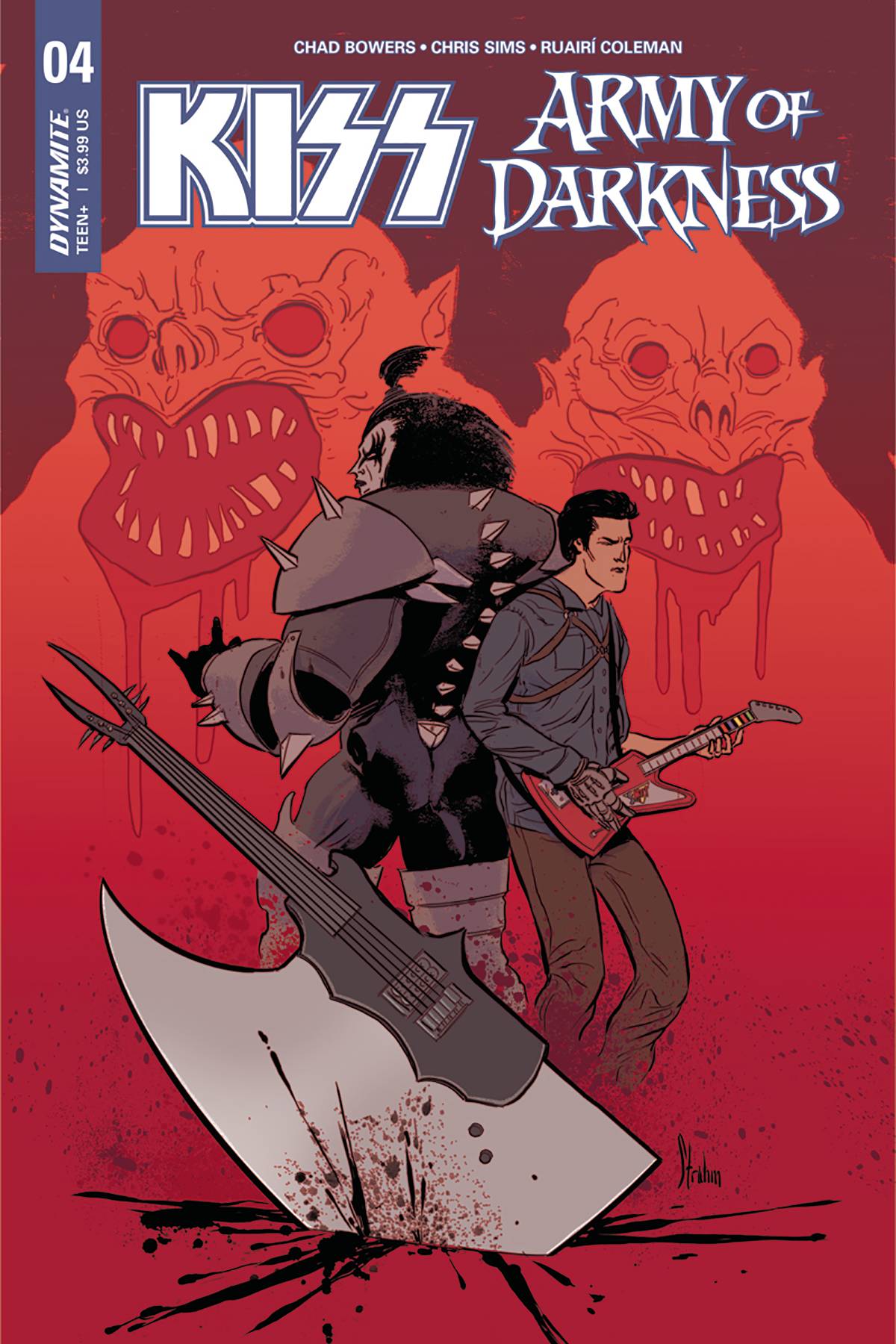 Kiss Army of Darkness #4 Cover A Strahm (Of 5)