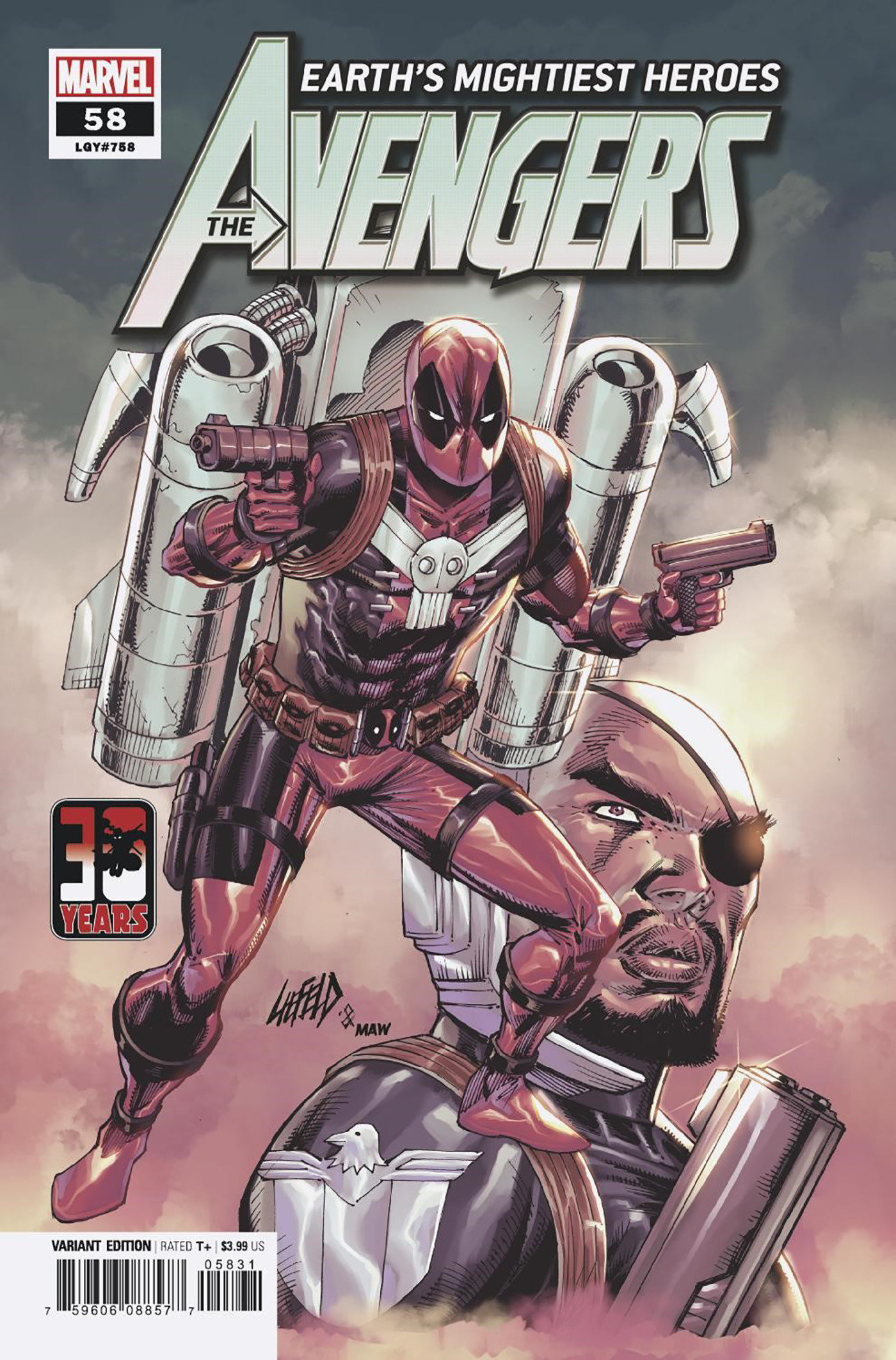 Avengers #58 Liefeld Deadpool 30th Variant (2018)