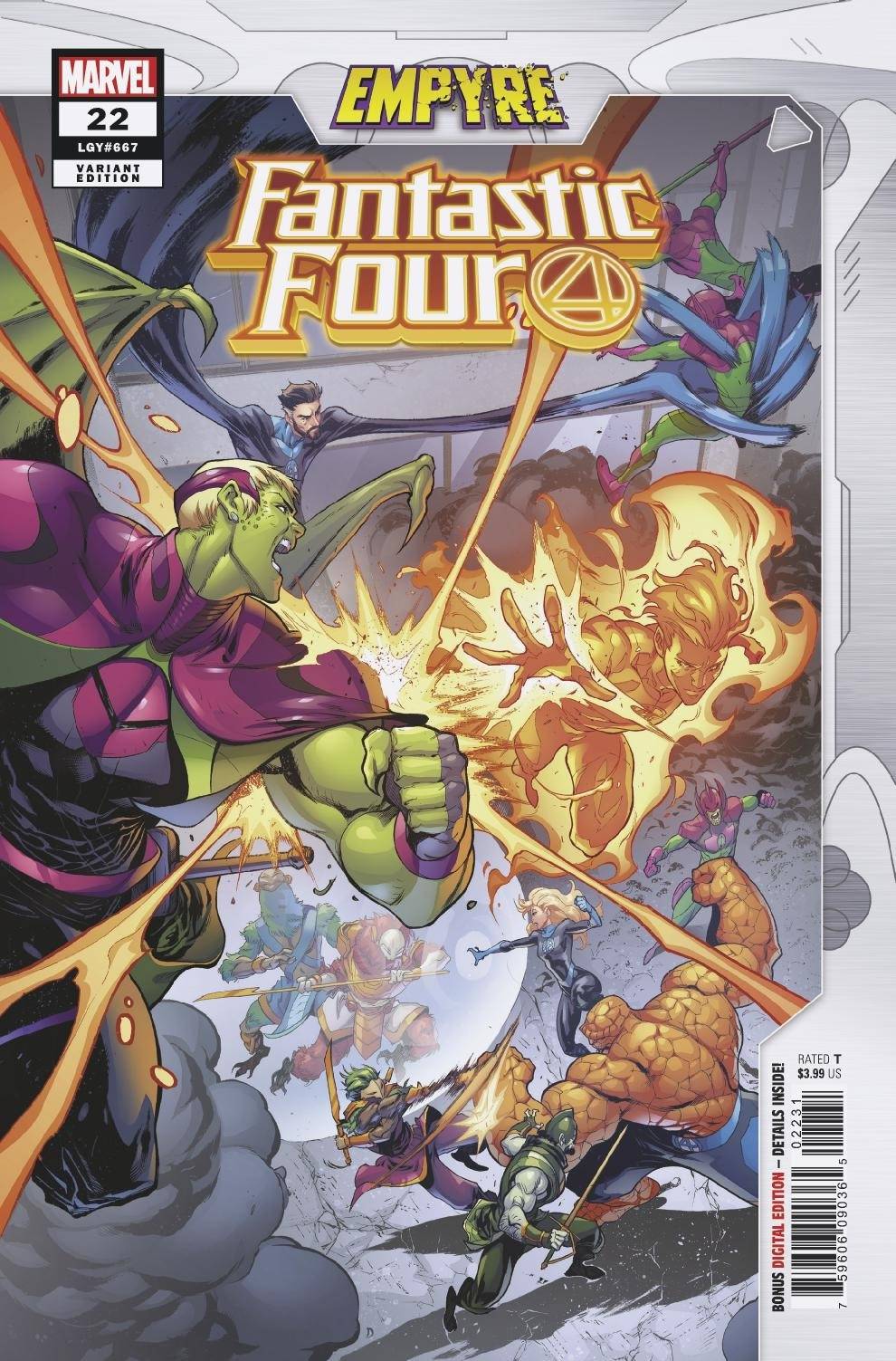 Fantastic Four #22 Coello Empyre Variant Emp (2018)