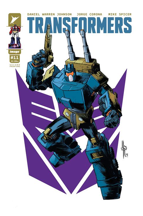 Transformers #11 Second Printing Cover A Jason Howard Decepticon