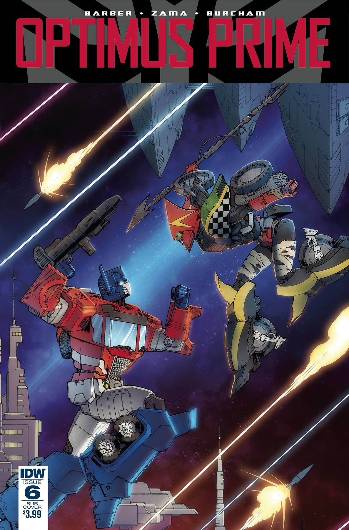 Optimus Prime #6 Subscription Variant A