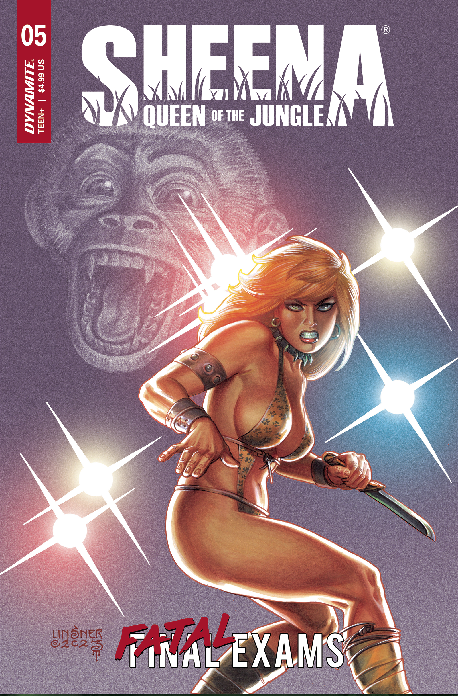 Sheena Queen of the Jungle #5 Cover B Linsner