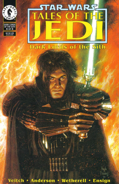 Star Wars: Tales of The Jedi: Dark Lords of The Sith #6 (1994)- Vf/Nm 9.0