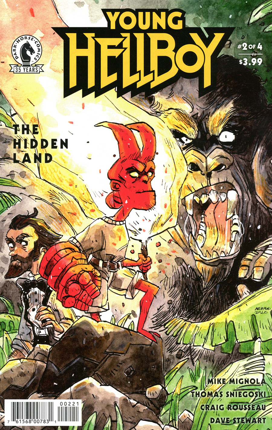 Young Hellboy The Hidden Land #2 Cover B Aragno (Of 4)