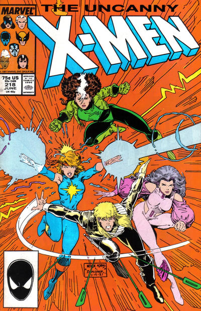 The Uncanny X-Men #218 [Direct]-Fine (5.5 – 7)