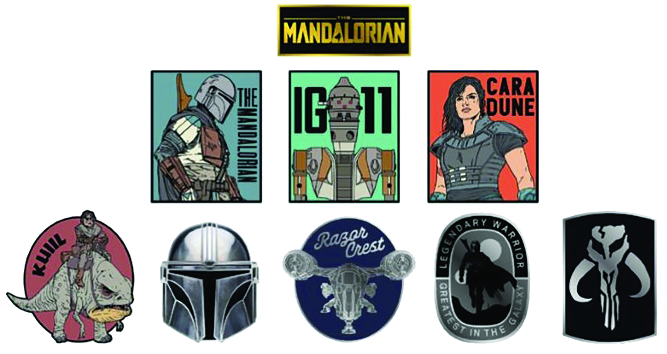 Mandalorian Pin Badge Set