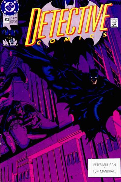 Detective Comics #633 [Direct]-Fine (5.5 – 7) Michael Golden Cover