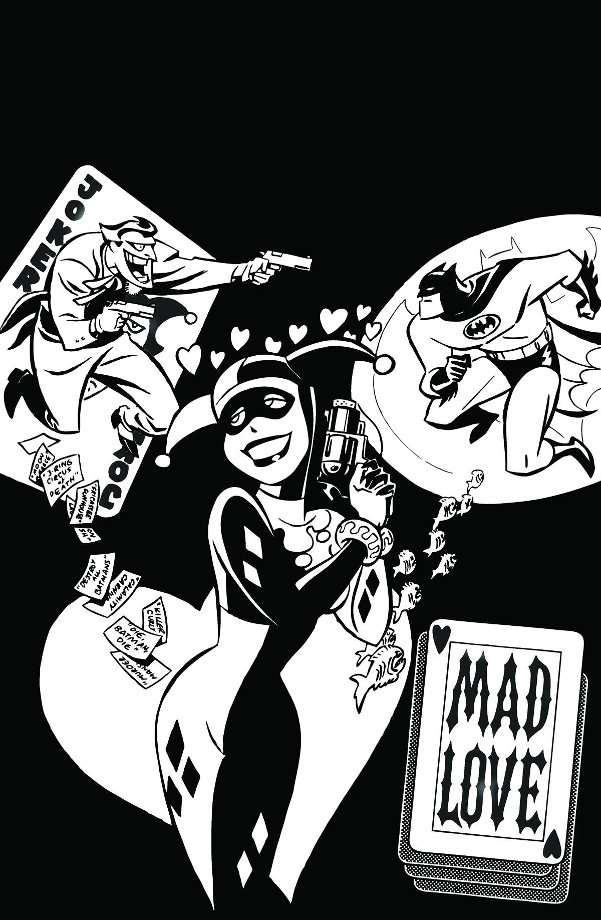 Coloring DC Batman Adventures Mad Love Graphic Novel | ComicHub