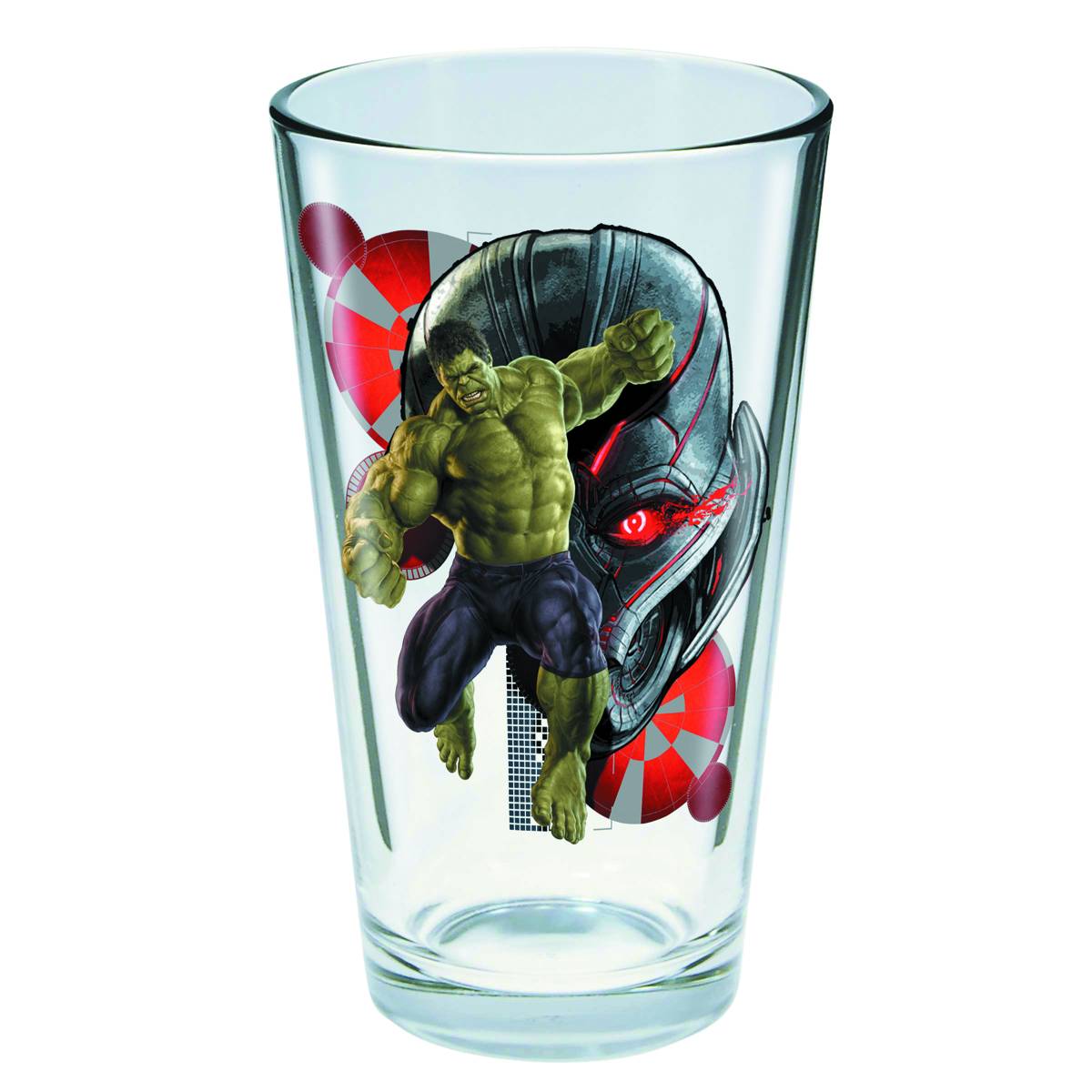 Avengers Age of Ultron Hulkbuster Toon Tumbler Pint Glass