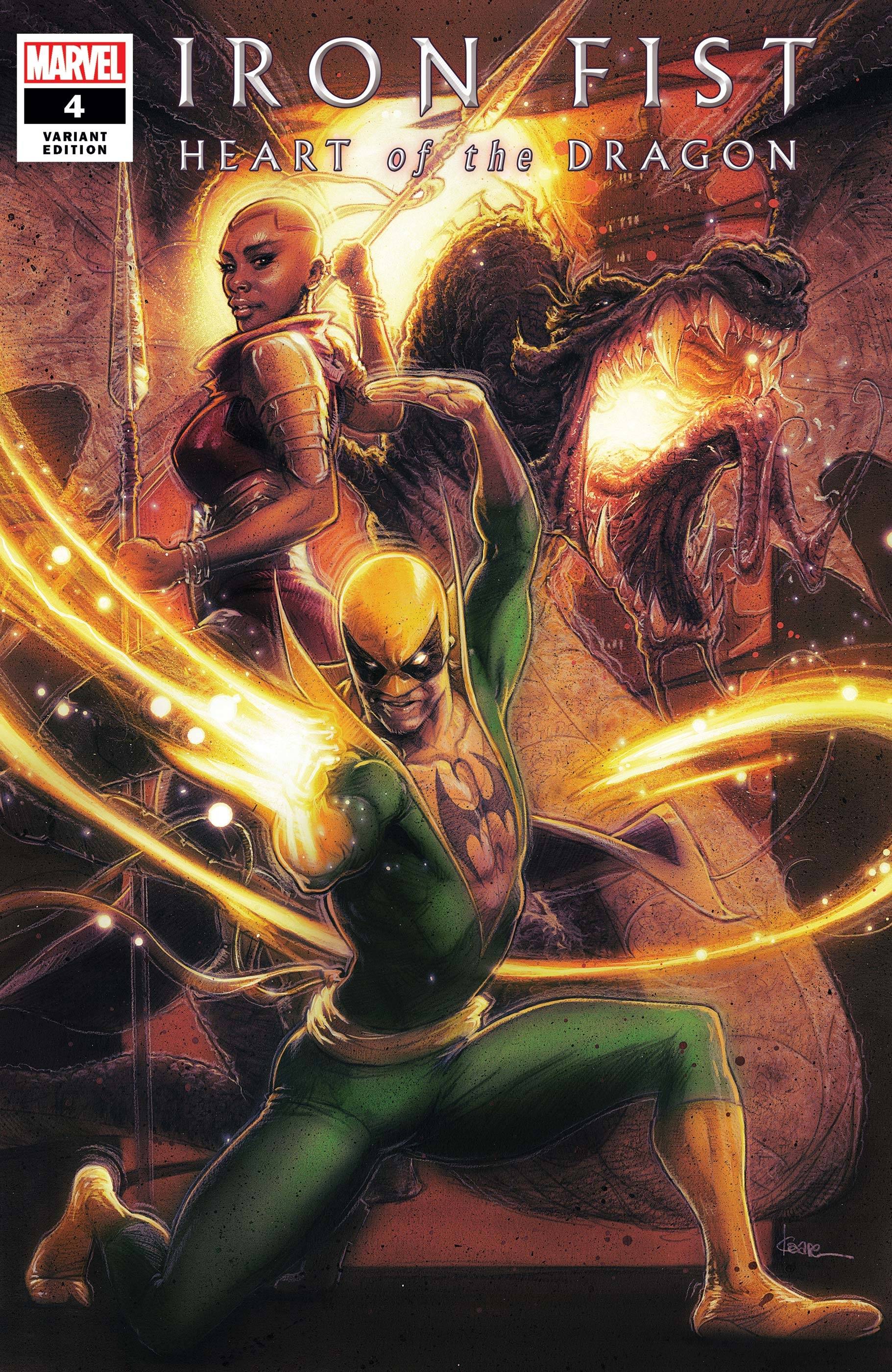 Iron Fist Heart of Dragon #4 Andrews Variant (Of 6)