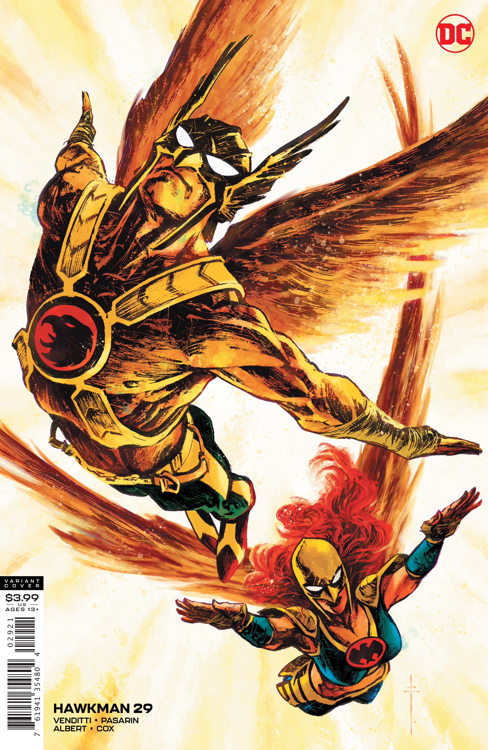 Hawkman #29 Cover B Sebastian Fiumara Variant
