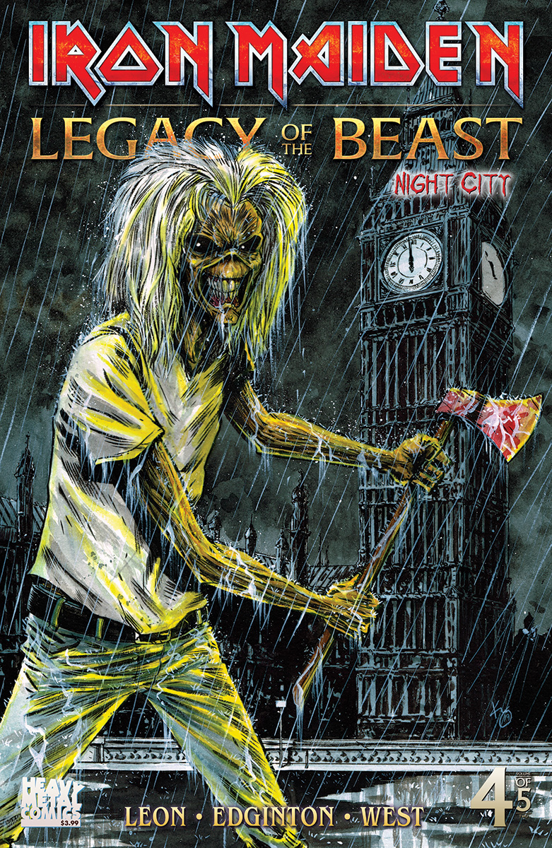 Iron Maiden Legacy of the Beast Volume 2 Night City #4 Cover C