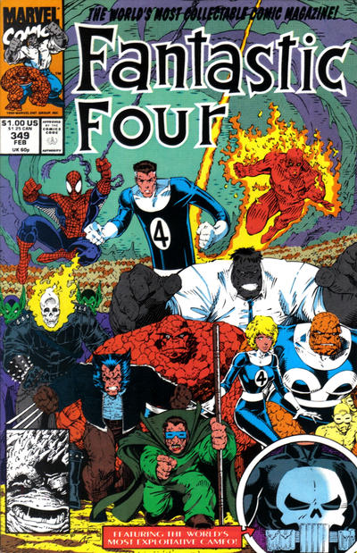 Fantastic Four #349 [Direct]-Near Mint (9.2 - 9.8)