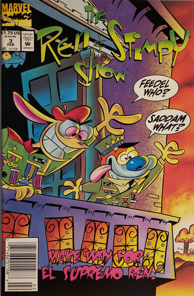 The Ren & Stimpy Show #3 [Newsstand]-Very Fine (7.5 – 9)