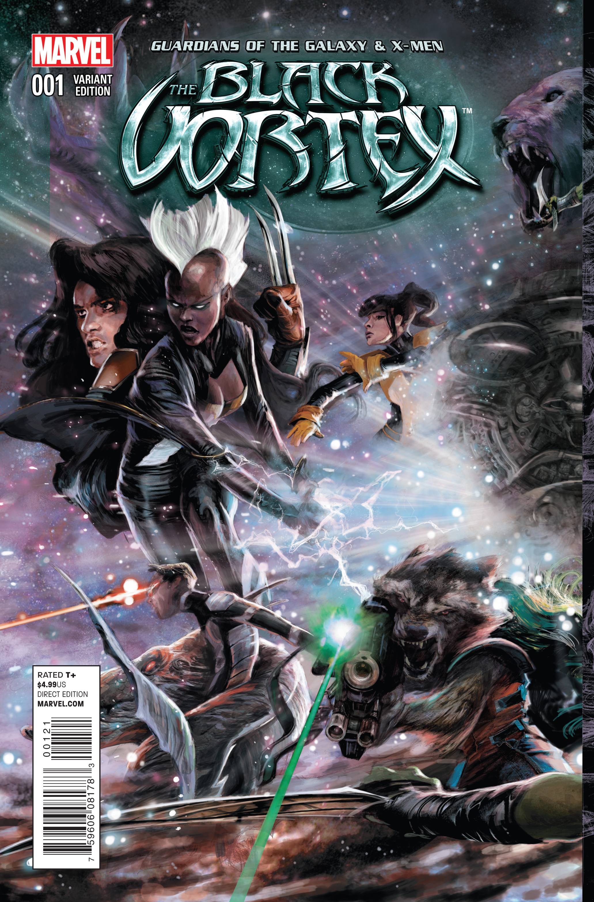 Guardians of the Galaxy & X-Men The Black Vortex Alpha #1 (Lozano Connecting Variant A) (2015)