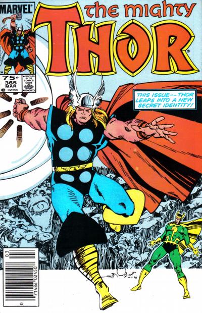 Thor #365 [Newsstand]-Fine (5.5 – 7)