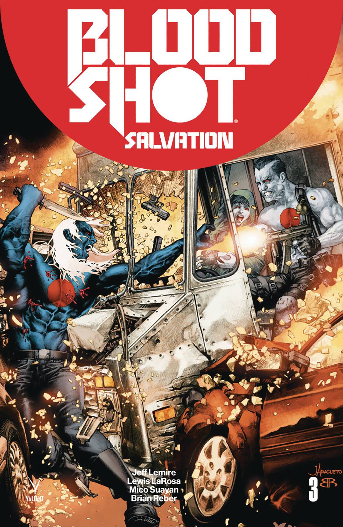 Bloodshot Salvation #3 Cover C Battle Damaged Anacleto