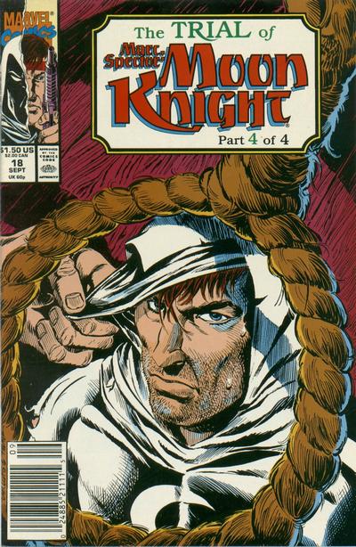 Marc Spector: Moon Knight #18 [Newsstand]  - Vf-