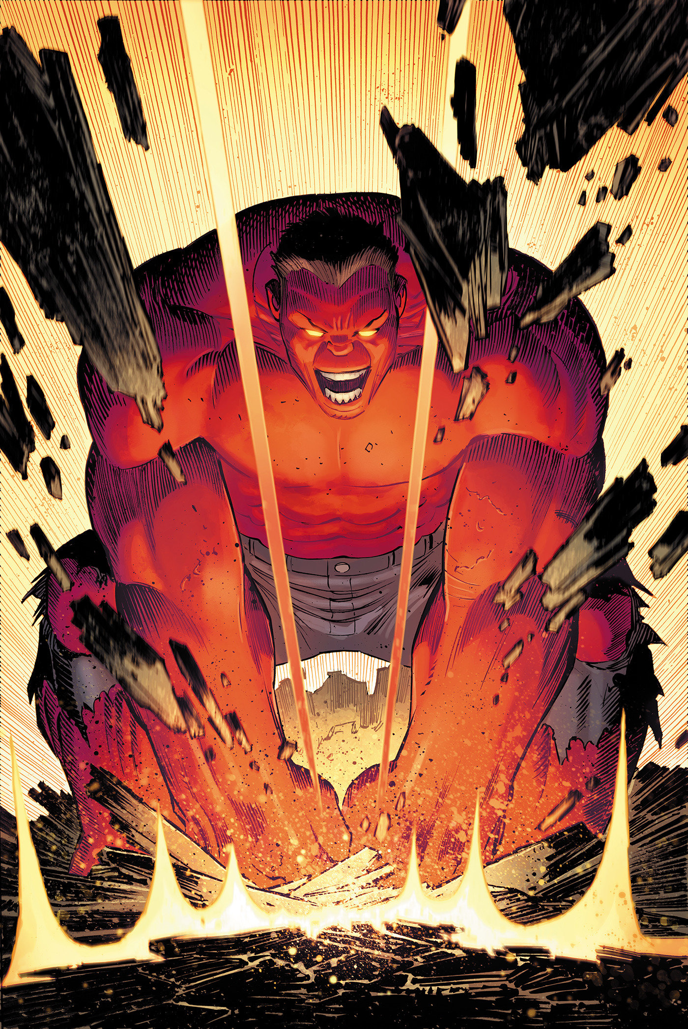 Red Hulk #1 John Romita Jr. Virgin Variant 1 for 100 Incentive