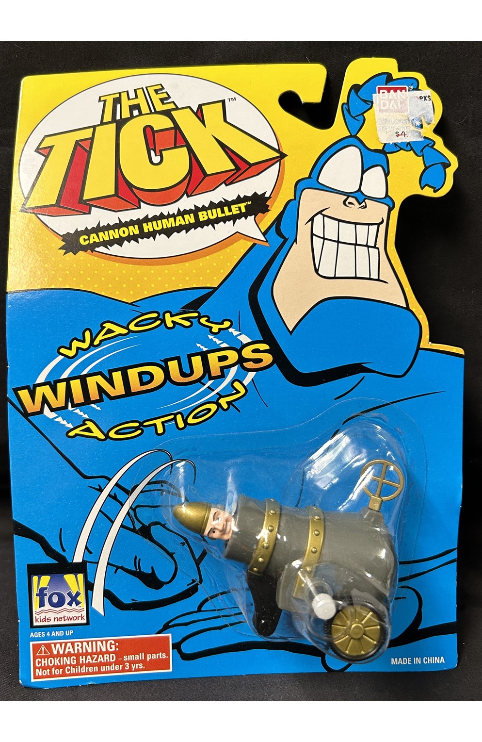 Cannon Human Bullet - The Tick Wacky Windups Action Action Figure 