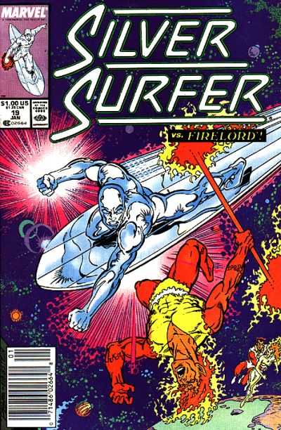 Silver Surfer #19 [Newsstand]-Very Fine (7.5 – 9)