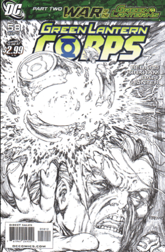 Green Lantern Corps #58 2nd Printing (War of the Green Lanterns) (2006)