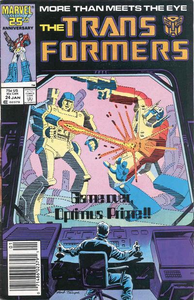 The Transformers #24 [Newsstand] - G/Vg