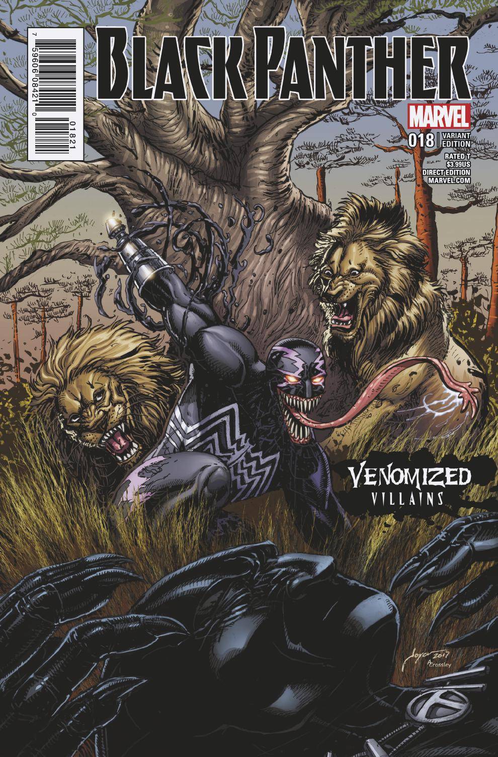 Black Panther #18 Venomized Klaw Variant (2016)