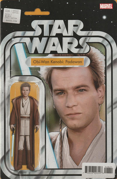 Star Wars #26 [John Tyler Christopher 'Action Figure' (Obi-Wan Kenobi: Padawan) Cover-Near Mint (9.2