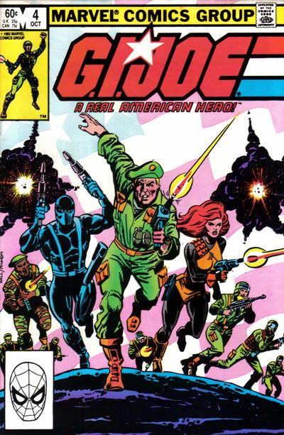 G.I. Joe, A Real American Hero #4 [Direct](1982)-Very Fine (7.5 – 9)