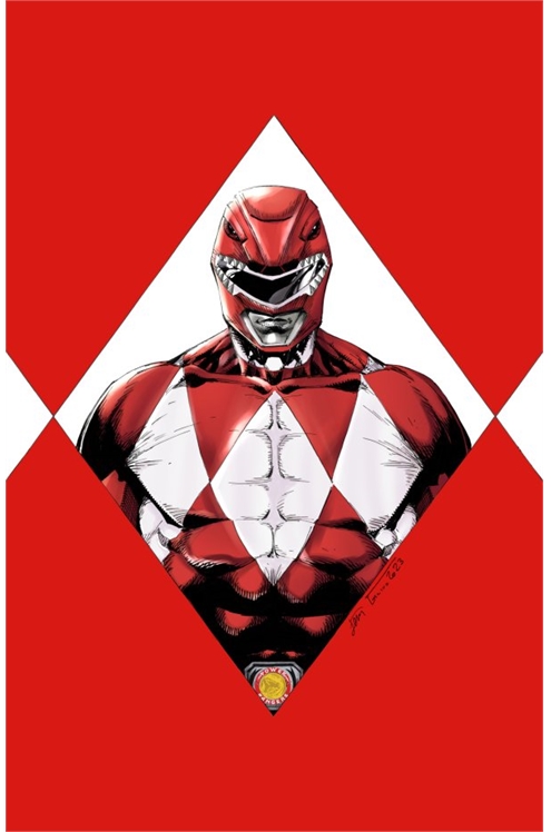Mmpr 30th Anniversary Special #1 Slashloot Exclusive Eskivo Red Ranger Foil Variant