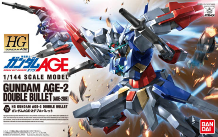 Hg 1/144 #17 Gundam Age-2 Double Bullet