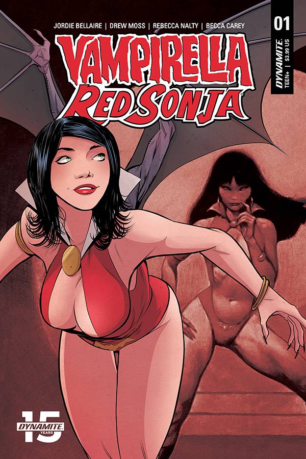 Vampirella Red Sonja #1 Cover E Moss Then Now