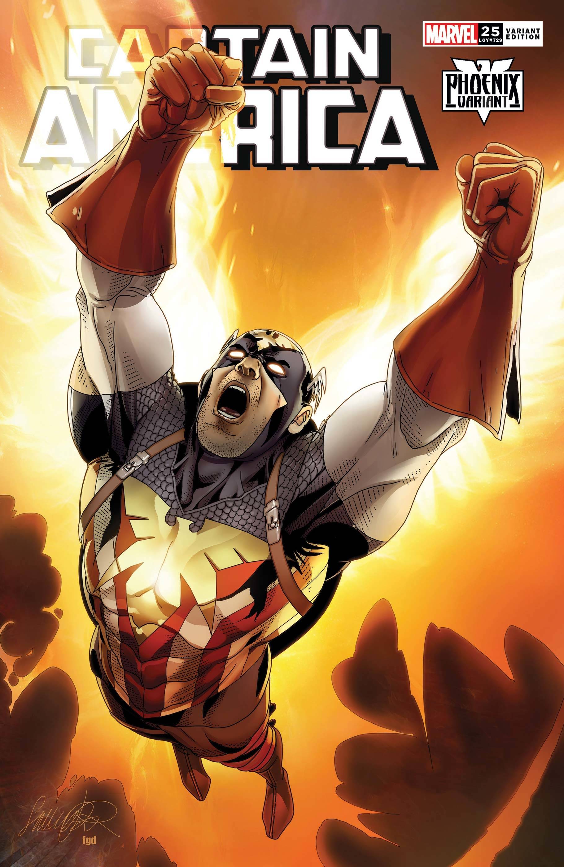 Captain America #25 Larocca Captain America Phoenix Variant (2018)