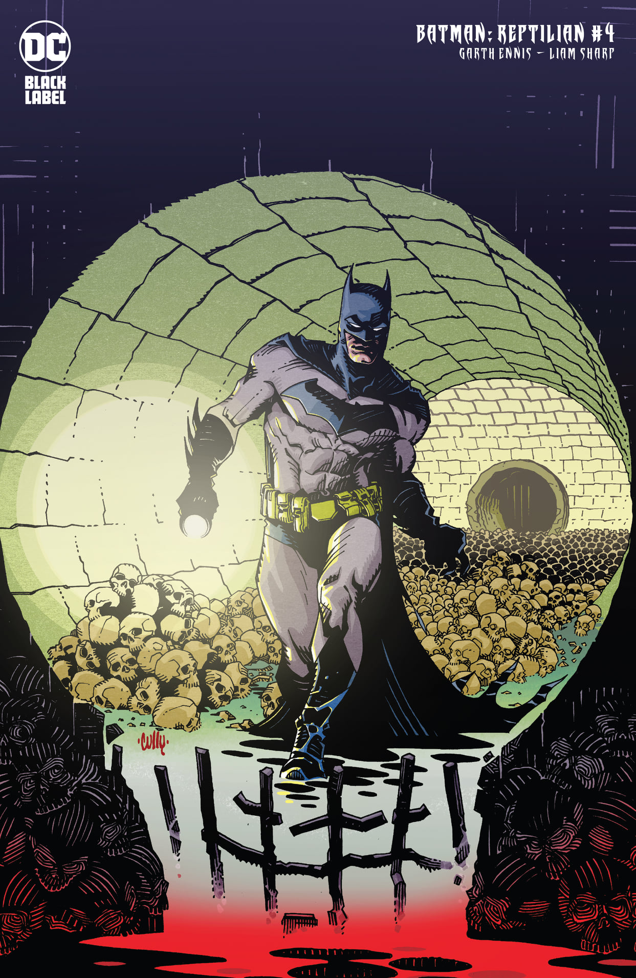 Batman Reptilian #4 Cover B Cully Hamner Variant (Mature) (Of 6)