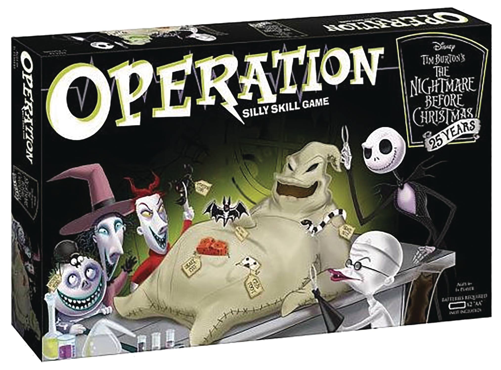Operation Nightmare Before Christmas 25th Anniversary Board Game