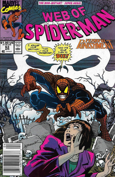 Web of Spider-Man #63 [Newsstand]-Very Good (3.5 – 5)