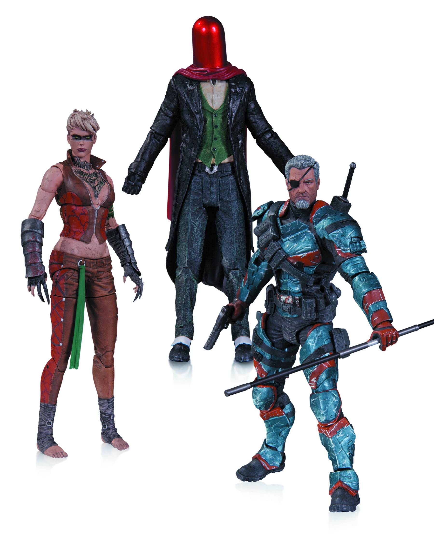 Arkham Origins 3 Pack Deathstroke Joker Copperhead