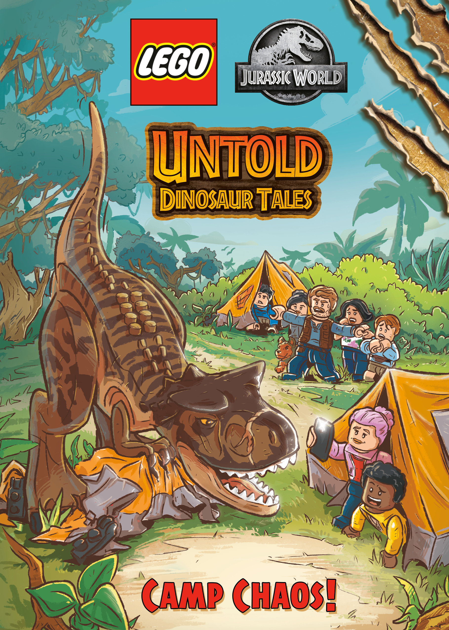Untold Dinosaur Tales Hardcover Book Volume 2 Camp Chaos! 