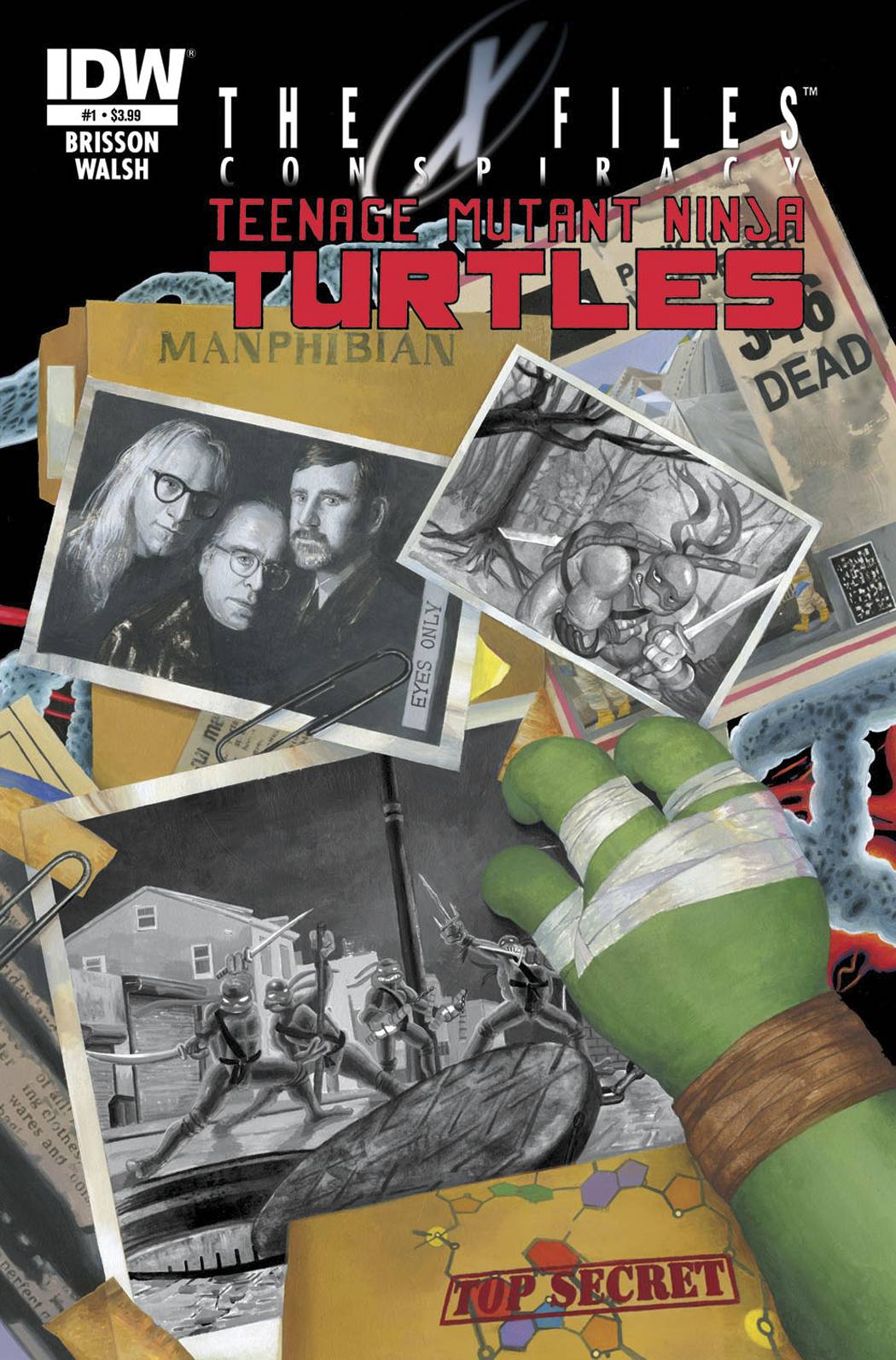 X-Files Conspiracy Teenage Mutant Ninja Turtles #1