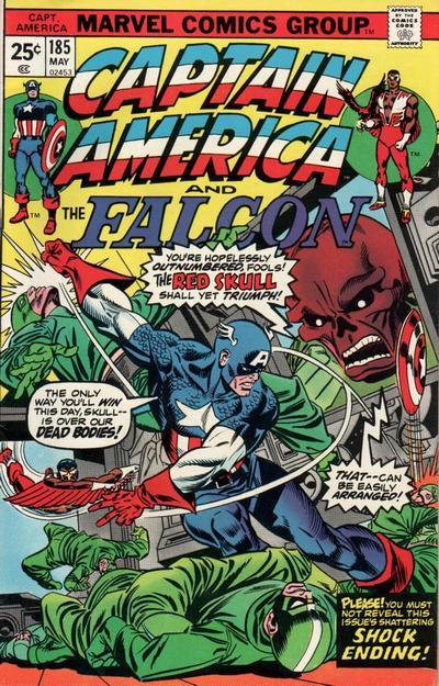 Captain America #185 [Mark Jewelers] - Fn-