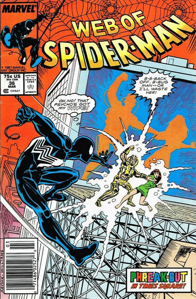 Web of Spider-Man #36 [Newsstand]-Fine 