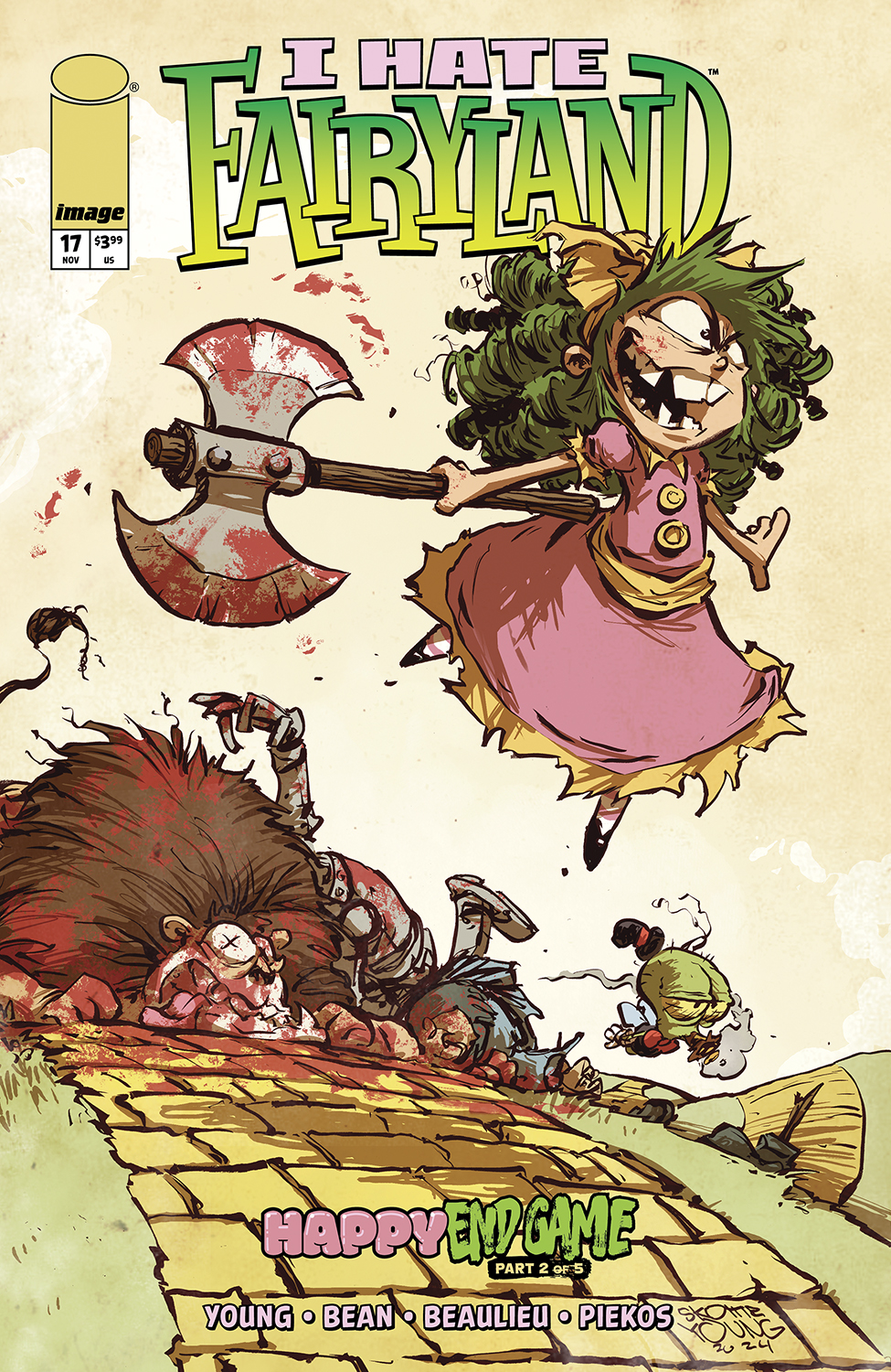 I Hate Fairyland #17 Cover C 1 for 10 Incentive Skottie Young Variant (Mature) (2022)