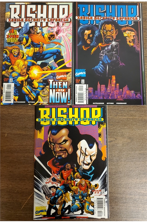 Bishop Xavier Security Enforcer #1-3 (Marvel 1998) Set