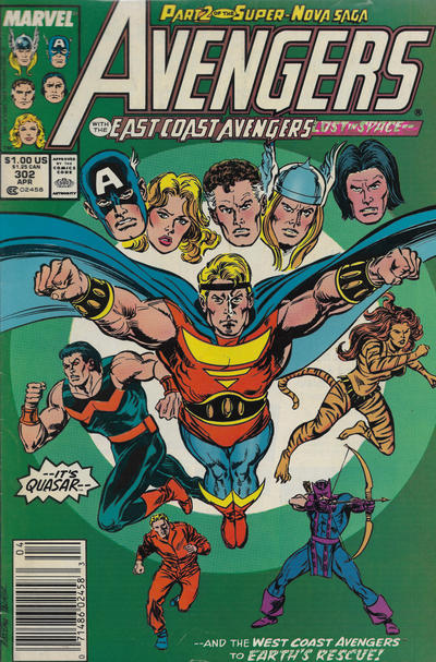 The Avengers #302 [Newsstand] - Fn+ 