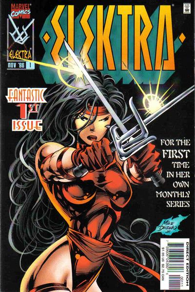 Elektra #1 [Direct Edition]-Fine (5.5 – 7) First Ongoing Elektra Series