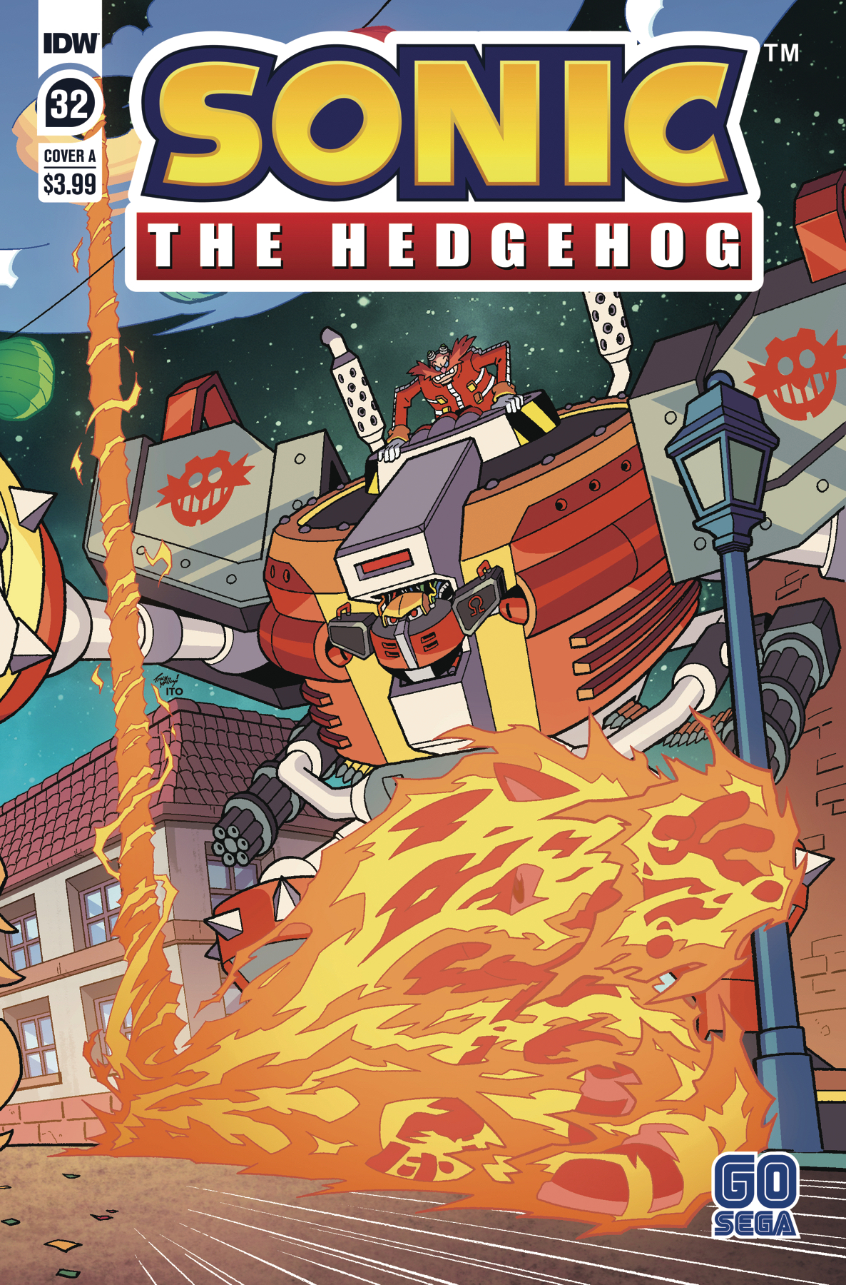 Sonic the Hedgehog #32 Cover A Yardley