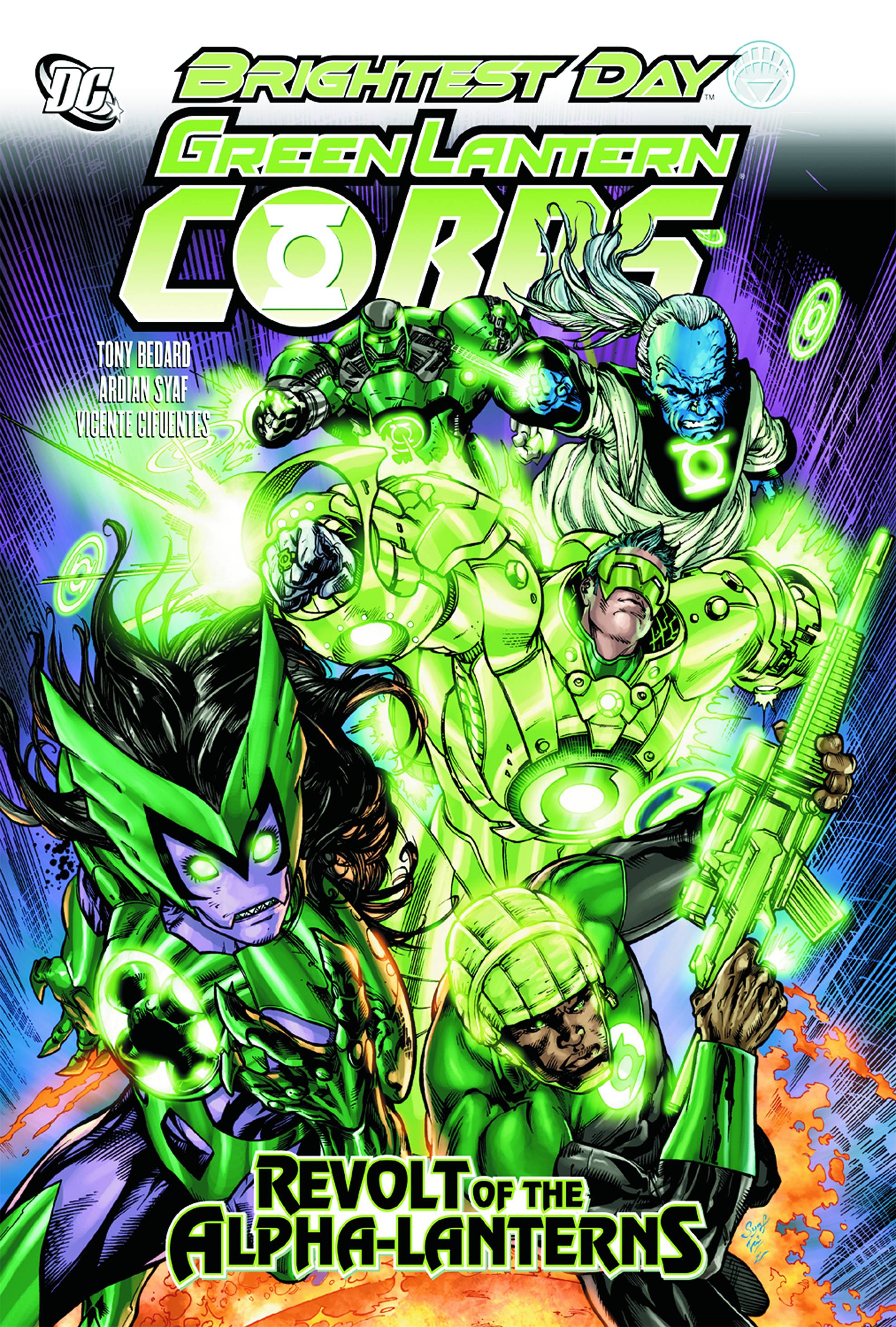 Green Lantern Corps Revolt of Alpha Lanterns Graphic Novel